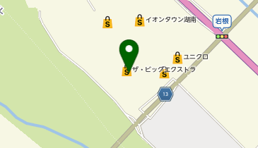 阪急ベーカリー イオンタウン湖南店の地図画像