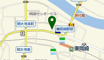 炊き餃子とベジとんぐるぐる ここのつ食堂 東岡崎の地図画像