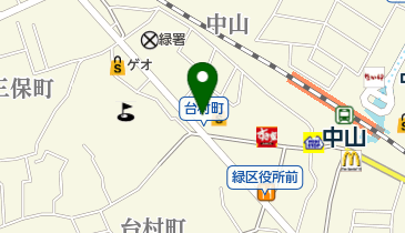 食品館あおば 中山店の地図画像