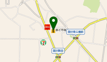 鮮ど市場 国分店の地図画像