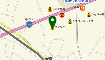 Mac-House (マックハウス) 田川店の地図画像