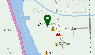Mac House(マック ハウス) クロスガーデン広田店の地図画像