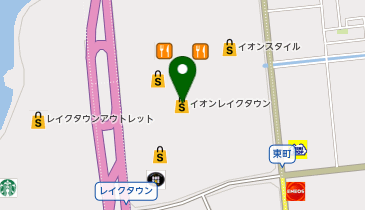 イオンハウジング イオンレイクタウン店の地図画像