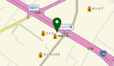 メガネ21(トゥーワン) 周南店の地図画像