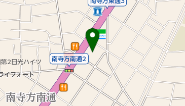 たまゆら 守口南寺方店の地図画像