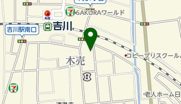 コインランドリー エムズ 吉川店の地図画像