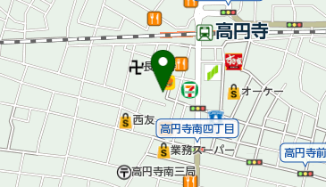 Hanako(ハナコ) 高円寺店の地図画像