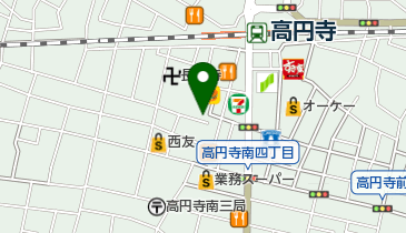 旅靴屋 高円寺店の地図画像