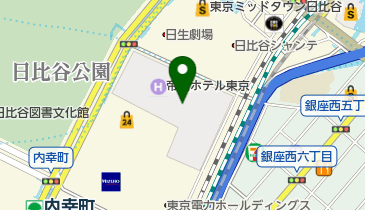 ウエダジュエラー 帝国ホテル店の地図画像