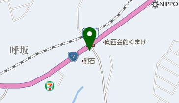 果子乃季 熊毛店の地図画像