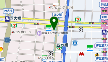 SMGアクセア貸し会議室 四ツ橋・サンワールドビルの地図画像