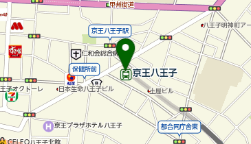 ポポンデッタ with(ウィズ) 京王トレインパーク 京王八王子ショッピングセンター店の地図画像