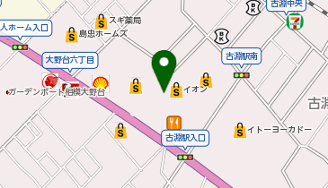 イオン保険サービス 相模原店の地図画像