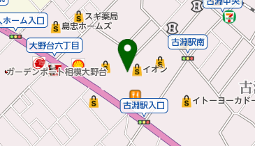 新宿 さぼてん 相模原イオンショッピングセンター店の地図画像