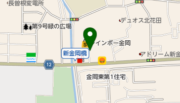 上等カレー+カフェ レインボー金岡店の地図画像