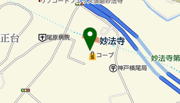 神戸 水野家 妙法寺店の地図画像