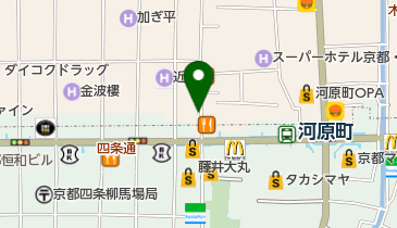 ストレッチ専門店Dr.(ドクター)ストレッチ 京都寺町通店の地図画像