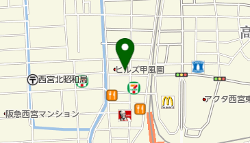 英語塾ABC 西宮北口教室の地図画像