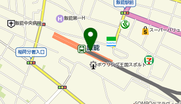 QBハウス(キュービーハウス) 西武飯能ペペ店の地図画像