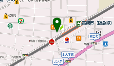 CARD BOX(カード ボックス) 高槻店の地図画像