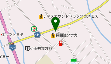 見聞読タナカ日南店の地図画像