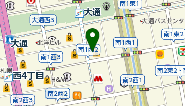 トータルビューティーサロン GRAND Lavie(グラン ラヴィ) 札幌シャンテ店の地図画像