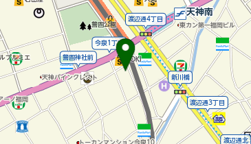 メディアカフェポパイ 天神店の地図画像