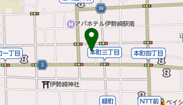 メガネのイタガキ 伊勢崎本店の地図画像