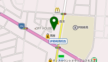 メガネのイタガキ 伊勢崎西友楽市店の地図画像