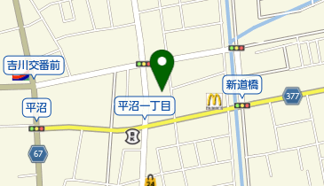 メガネのイタガキ 吉川店の地図画像