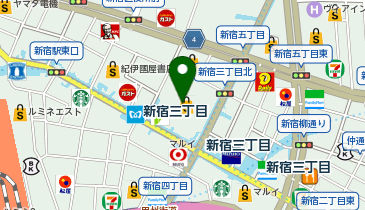 おこわ米八 伊勢丹 新宿本店の地図画像