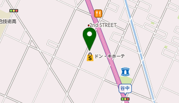 花太郎 越谷4号店の地図画像