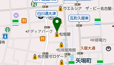 おこわ米八 松坂屋名古屋店の地図画像
