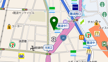 焼鶏だんなの地図画像