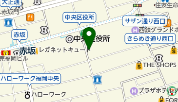 ライザップ  天神店の地図画像