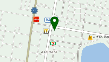 大東建託 高松支店の地図画像