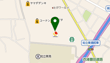 ミルフローラ ギャラリエアピタ知立店の地図画像
