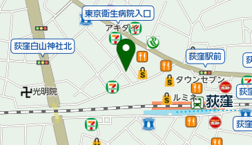 ネットルームマンボー 荻窪店の地図画像