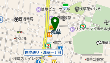 ネットルームマンボー 浅草ロック座店の地図画像