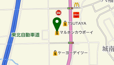 マルホンカウボーイ 白石店の地図画像