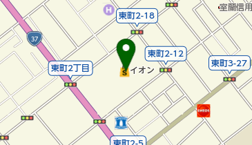 アミューズメントランド イオン室蘭店の地図画像