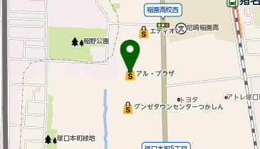 ジュエリーカンダ グンゼタウンセンターつかしん店の地図画像