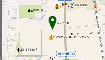 ヒロコーヒー 尼崎つかしん店の地図画像