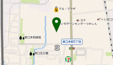 津の田ミート つかしん本店の地図画像