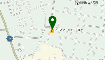 フーズマーケットさえき 大南店の地図画像