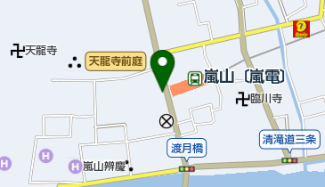さんび堂 嵐山昇龍苑の地図画像