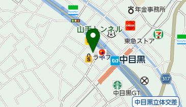 CAFE FACON(カフェ ファソン) 中目黒本店の地図画像