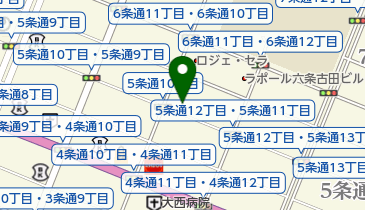 カトリック 旭川五条教会の地図画像