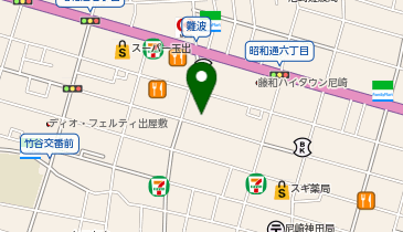 キコーナ尼崎中央店の地図画像