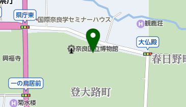 奈良国立博物館ミュージアムショップの地図画像